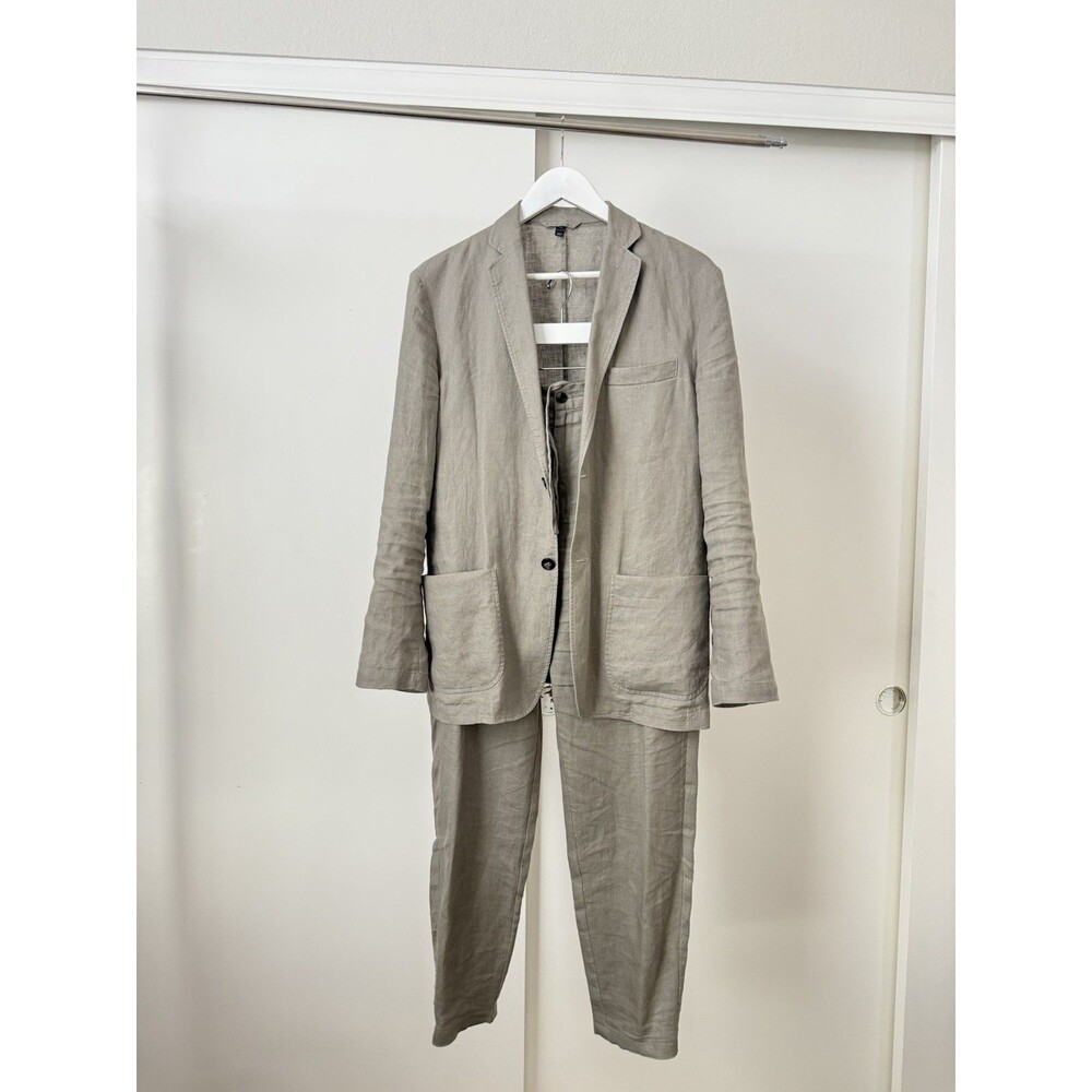MUJI - 100% Hemp Linen Suit – Green